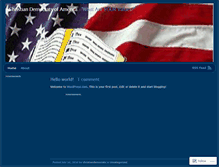 Tablet Screenshot of christiandemocrats.wordpress.com