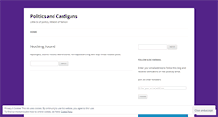 Desktop Screenshot of politicsandcardigans.wordpress.com