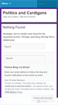 Mobile Screenshot of politicsandcardigans.wordpress.com