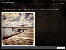 Tablet Screenshot of myweathertop.wordpress.com