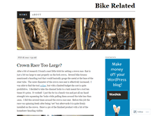 Tablet Screenshot of bikerelated.wordpress.com