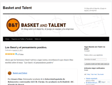 Tablet Screenshot of basketandtalent.wordpress.com