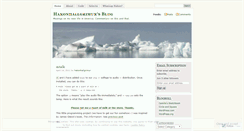 Desktop Screenshot of hhallgrimur.wordpress.com