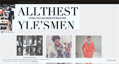 Desktop Screenshot of allthestylesmen.wordpress.com