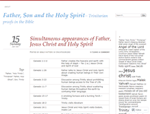 Tablet Screenshot of biblematters.wordpress.com