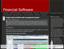 Tablet Screenshot of financialware.wordpress.com