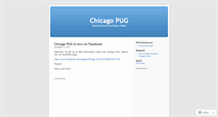 Desktop Screenshot of chicagopug.wordpress.com