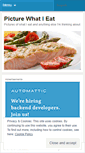 Mobile Screenshot of picturewhatieat.wordpress.com