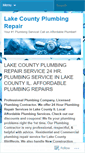 Mobile Screenshot of lakecountyplumbingrepair.wordpress.com