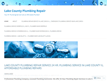 Tablet Screenshot of lakecountyplumbingrepair.wordpress.com