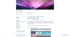 Desktop Screenshot of macideas.wordpress.com