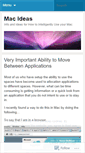 Mobile Screenshot of macideas.wordpress.com