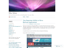 Tablet Screenshot of macideas.wordpress.com