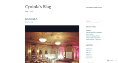 Desktop Screenshot of cyninla.wordpress.com