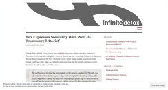 Desktop Screenshot of infinitedetox.wordpress.com