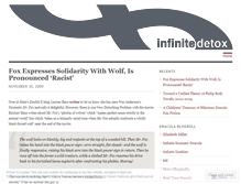 Tablet Screenshot of infinitedetox.wordpress.com