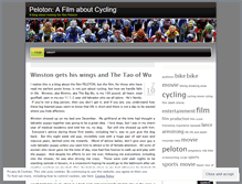 Tablet Screenshot of pelotonmovie.wordpress.com