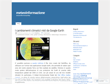 Tablet Screenshot of meteoinformazione.wordpress.com