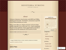 Tablet Screenshot of beneterra.wordpress.com