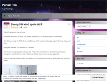 Tablet Screenshot of perfectten.wordpress.com