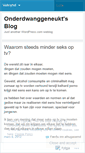 Mobile Screenshot of onderdwanggeneukt.wordpress.com