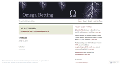 Desktop Screenshot of omegabetting.wordpress.com