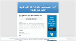 Desktop Screenshot of mp3indirmp3indir.wordpress.com