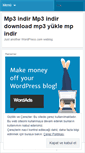 Mobile Screenshot of mp3indirmp3indir.wordpress.com