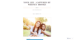 Desktop Screenshot of capturedbywbrooks.wordpress.com