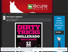 Tablet Screenshot of lecuriemusique.wordpress.com