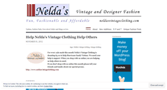 Desktop Screenshot of neldasvintageclothing.wordpress.com