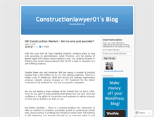 Tablet Screenshot of constructionlawyer01.wordpress.com