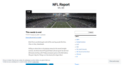 Desktop Screenshot of nflreport.wordpress.com