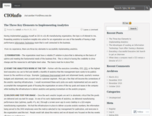 Tablet Screenshot of cioinfo.wordpress.com