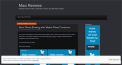Desktop Screenshot of mauireviews.wordpress.com