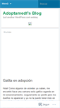 Mobile Screenshot of adoptaunperro.wordpress.com