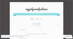 Desktop Screenshot of mypolyvorefashions.wordpress.com