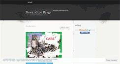 Desktop Screenshot of newsofthedrags.wordpress.com