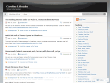 Tablet Screenshot of carolinalifestyles.wordpress.com