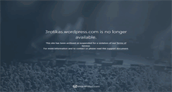 Desktop Screenshot of 3rotikas.wordpress.com