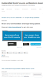 Mobile Screenshot of huddsnorthtra.wordpress.com