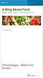 Mobile Screenshot of ablogaboutfood.wordpress.com