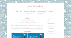 Desktop Screenshot of christinekw.wordpress.com