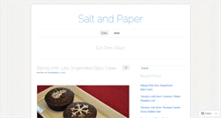 Desktop Screenshot of dashofsaltandpaper.wordpress.com