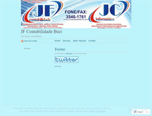 Tablet Screenshot of jfcontabilidade.wordpress.com