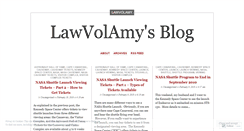 Desktop Screenshot of lawvolamy.wordpress.com
