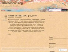 Tablet Screenshot of hiboutchou.wordpress.com