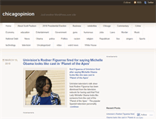 Tablet Screenshot of chicagopinion.wordpress.com