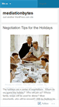 Mobile Screenshot of mediationbytes.wordpress.com