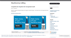 Desktop Screenshot of maxdummy.wordpress.com